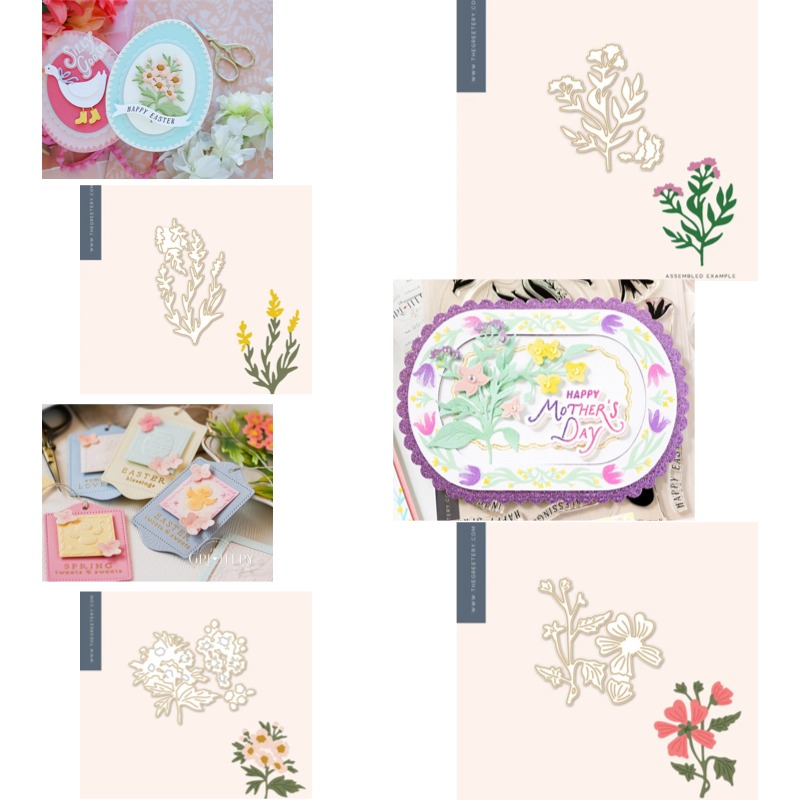 Soap Making Die - Cress Hawthorn Mallow Caragana sabun sabun
