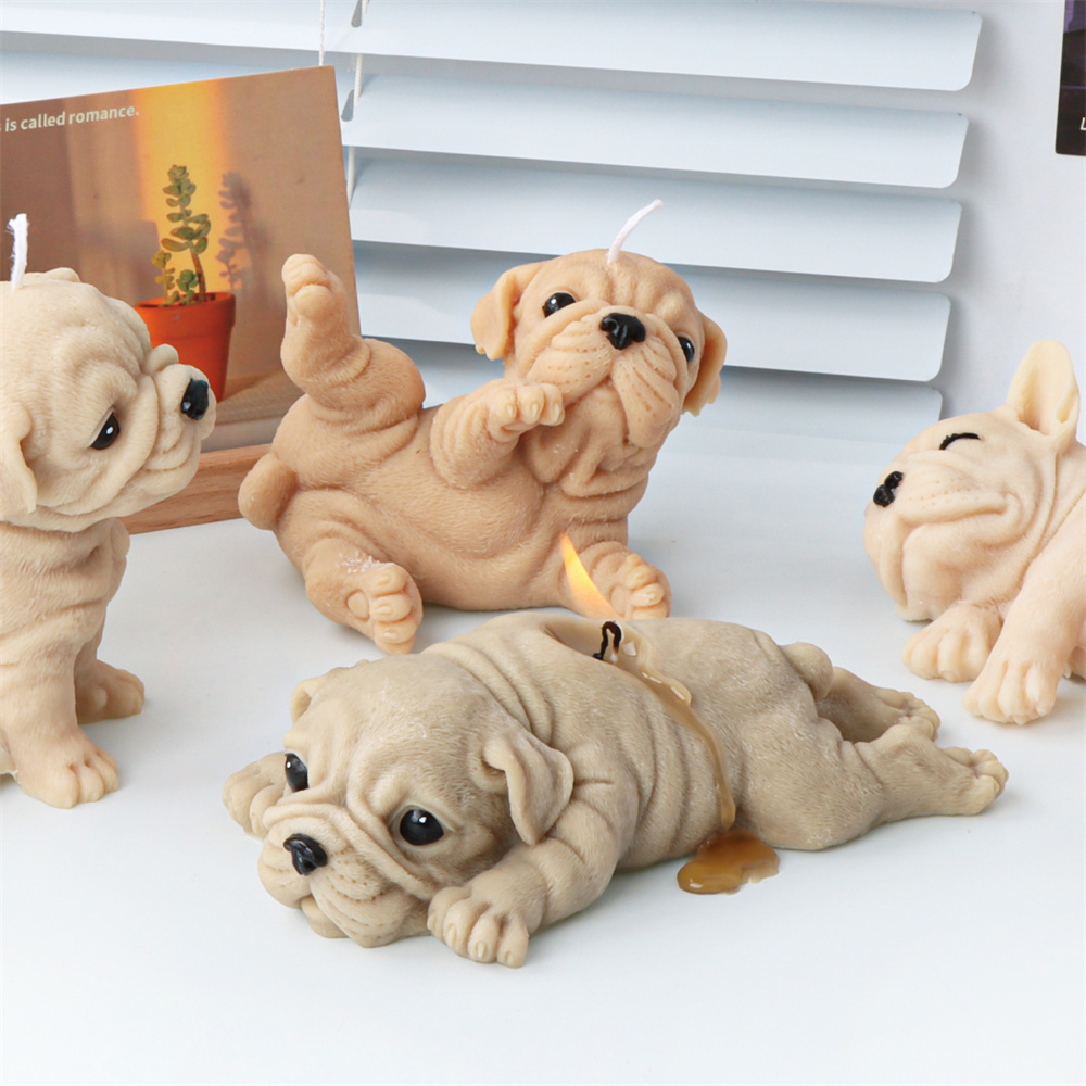 Cetakan lilin silikon anjing 3 - Soap Making Additives ulasan dan harga