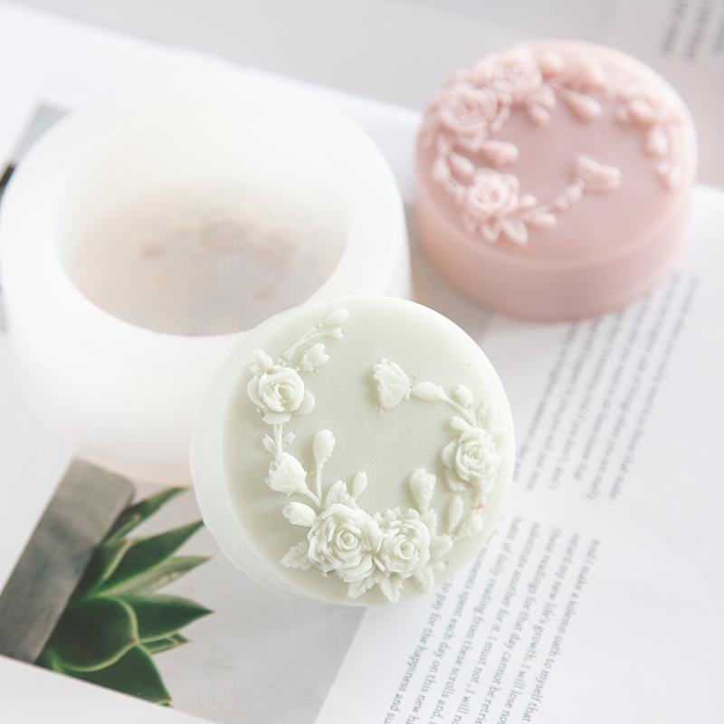 Bentuk Bulat Bunga Mawar Buata - Soap Making Additives ulasan dan harga