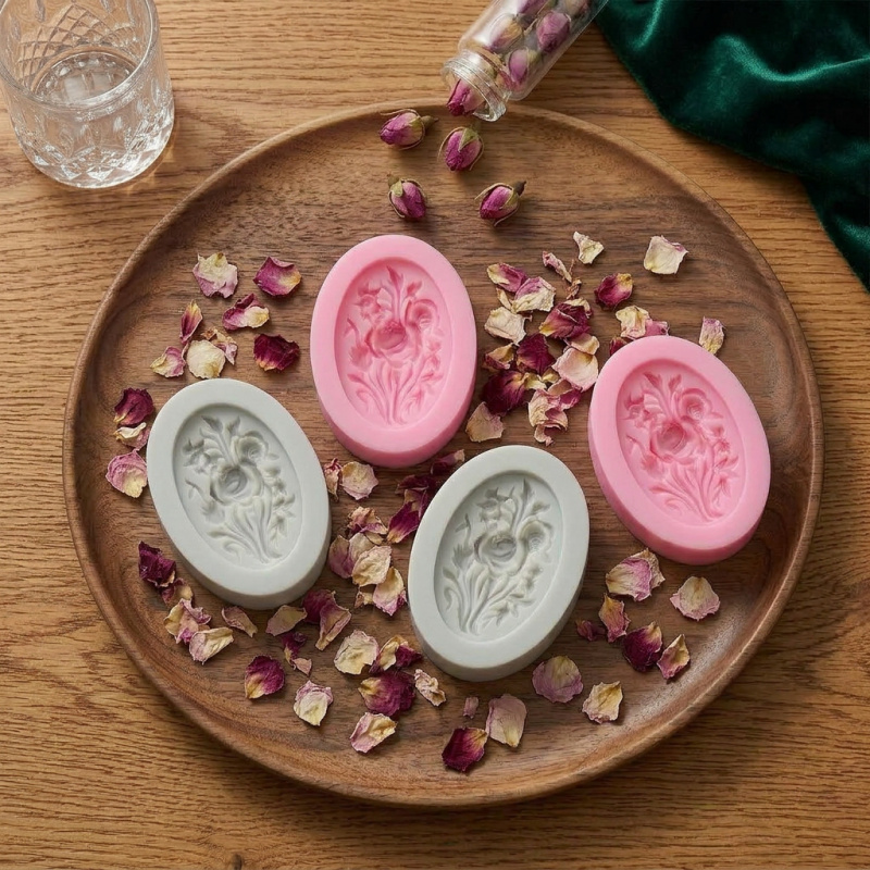 4 cetakan silikon berbentuk bu - Soap Making Vendors ulasan dan harga